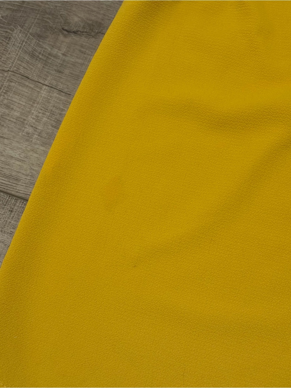 Monteau Yellow Scallop Sleeve Sleeveless Top - Picture 7 of 8